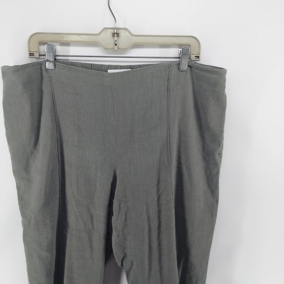 j jill pants ladies size Large linen stretch oversized waist - Picture 4 of 9